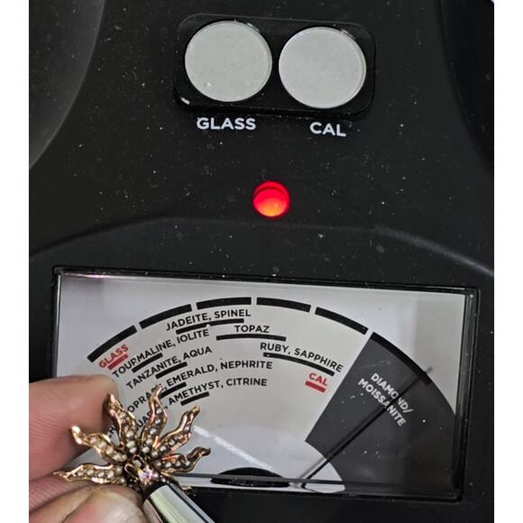 Vintage 10K Seed Pearl Diamond Victorian Sun Star Brooch - Picture 4 of 8